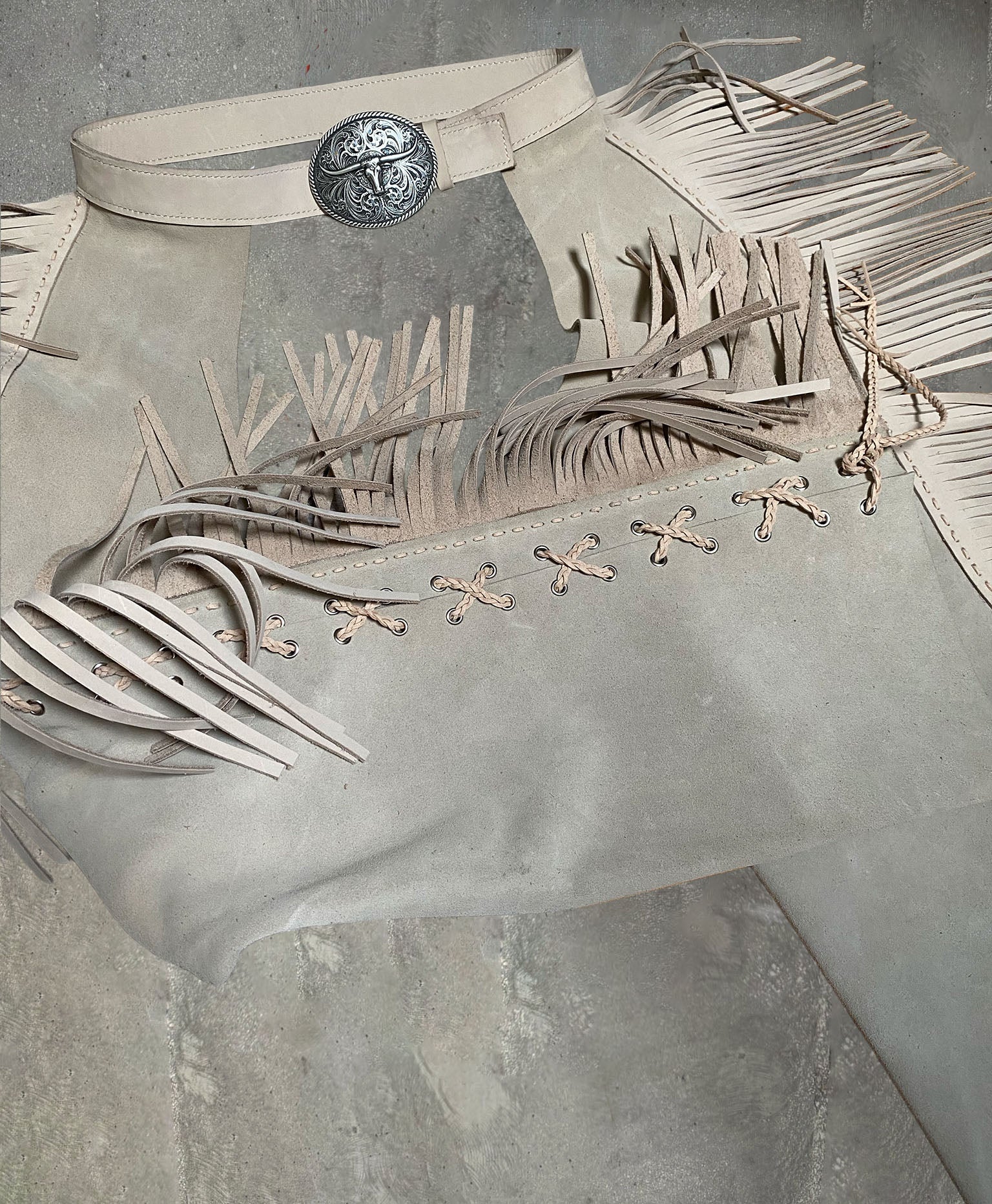 Bone Shotgun Chaps